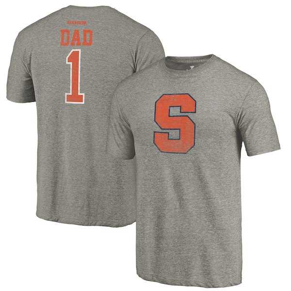 Syracuse Orange Fanatics Branded Gray Greatest Dad Tri Blend T-Shirt,We sell and wholesale Syracuse Orange Fanatics Branded Gray Greatest Dad Tri Blend T-Shirt on line form chian!